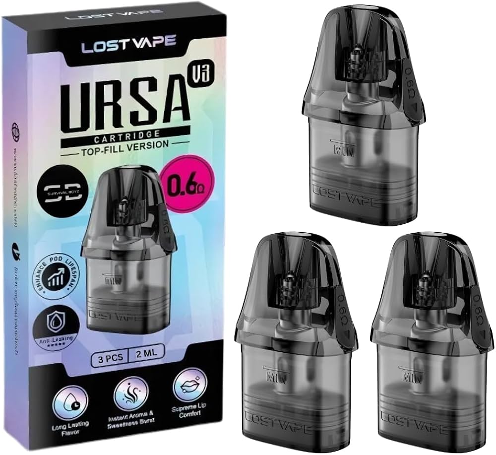 Lost Vape Ursa V3 Pods - Replacement Pods