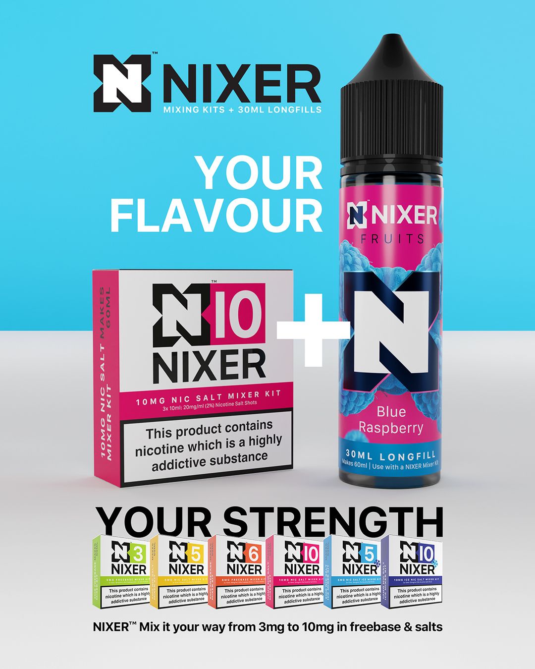 Nixer - 30ml Longfills - Next Day Delivery Available - ASAP VAPE