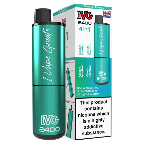 IVG 2400 Reload Rechargeable Kit - Closed Pod-System