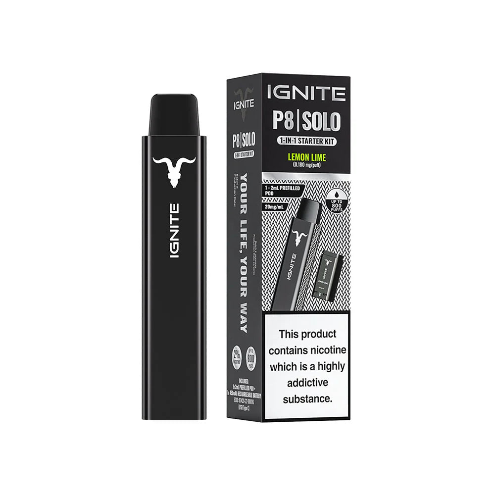 Ignite P8 Solo - Pre-Filled Pod Kits