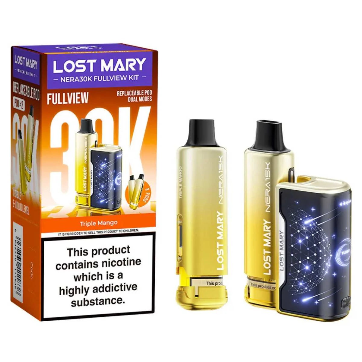 Lost Mary Nera 30k Kit - Closed Pod System