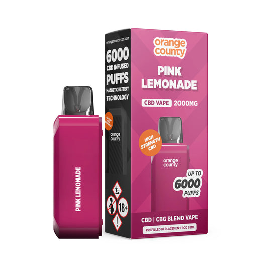 Orange County CBD/CBG 2000MG Pods - Replacement Pods