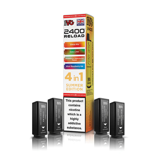 IVG 2400 Reload 4-in-1 Multi Flavour Edition - Prefilled Pods