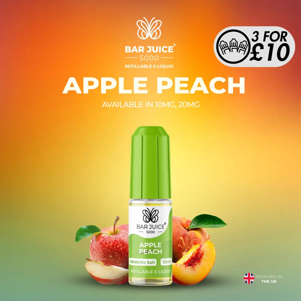 Bar Juice 5000 - 10MG Nic-Salts Apple Peach / 10MG Nic-Salts