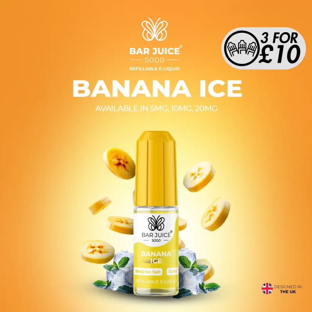 Bar Juice 5000 - 10MG Nic-Salts Banana Ice / 10MG Nic-Salts