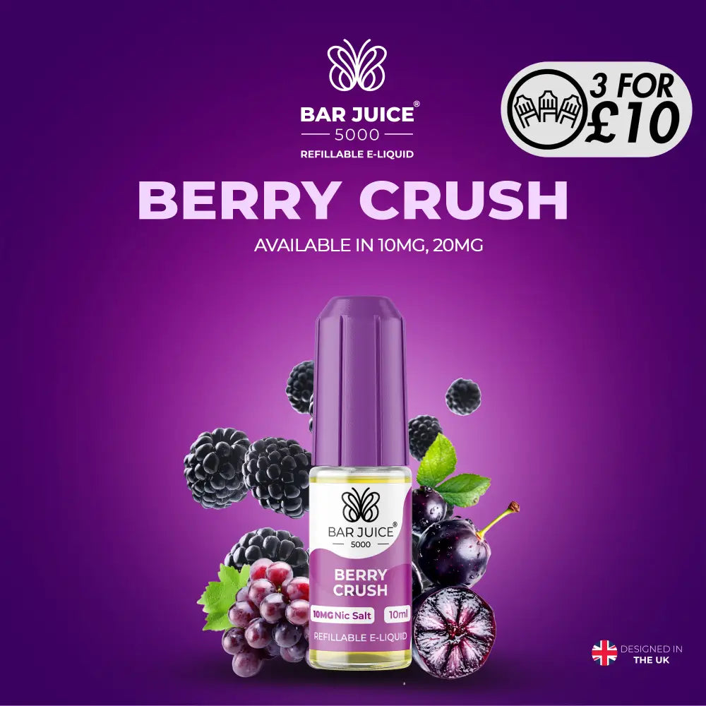 Bar Juice 5000 - 10MG Nic-Salts Berry Crush / 10MG Nic-Salts