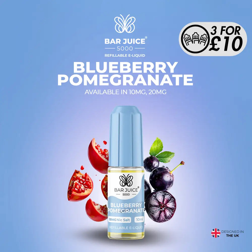 Bar Juice 5000 - 10MG Nic-Salts Blueberry Pomegranate / 10MG Nic-Salts