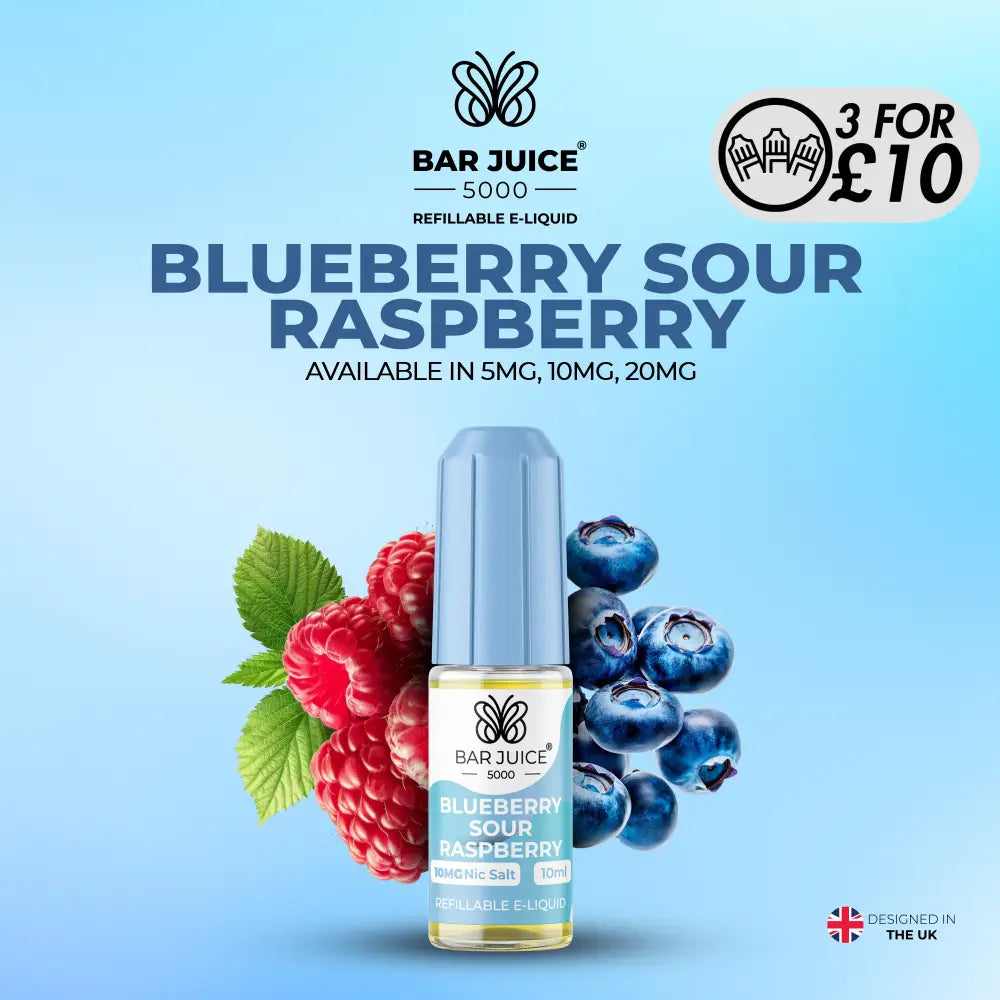 Bar Juice 5000 - 10MG Nic-Salts Blueberry Sour Raspberry / 10MG Nic-Salts