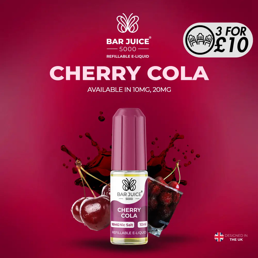Bar Juice 5000 - 10MG Nic-Salts Cherry Cola / 10MG Nic-Salts