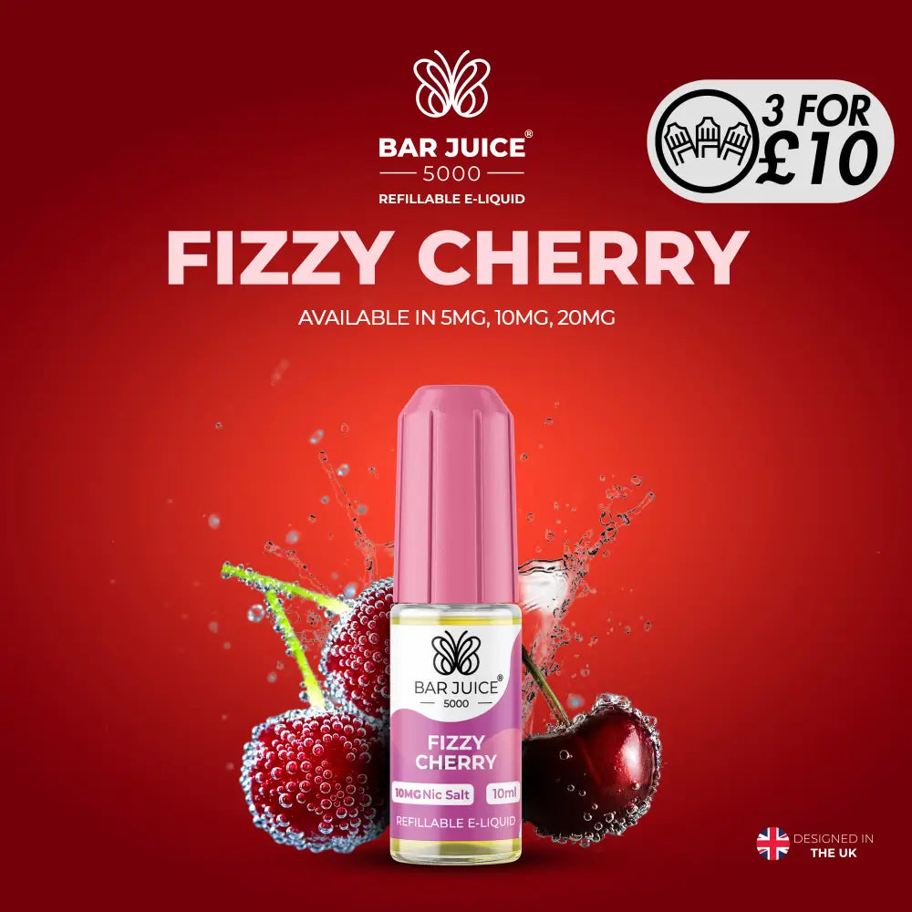 Bar Juice 5000 - 10MG Nic-Salts Fizzy Cherry / 10MG Nic-Salts