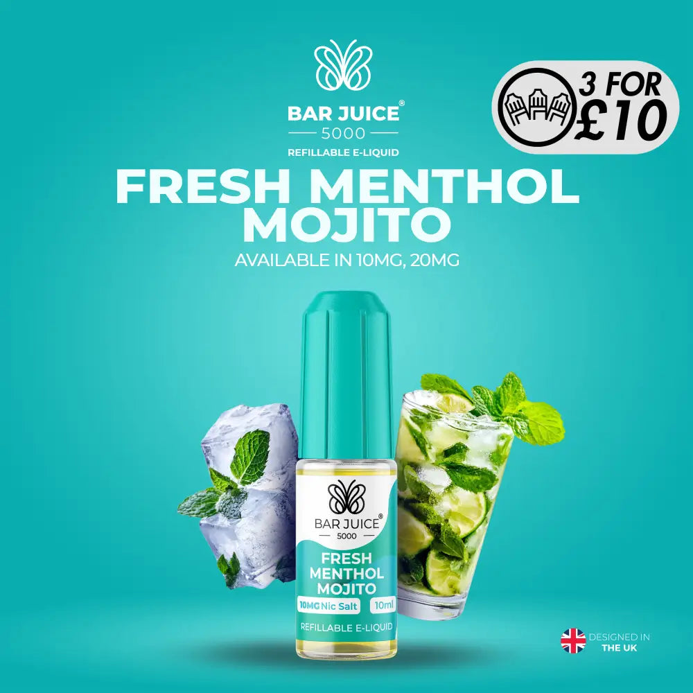 Bar Juice 5000 - 10MG Nic-Salts Fresh Menthol Mojito / 10MG Nic-Salts