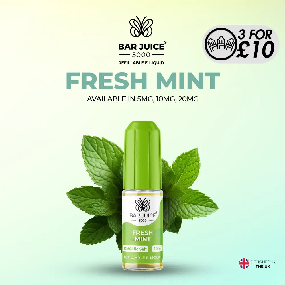 Bar Juice 5000 - 10MG Nic-Salts Fresh Mint / 10MG Nic-Salts