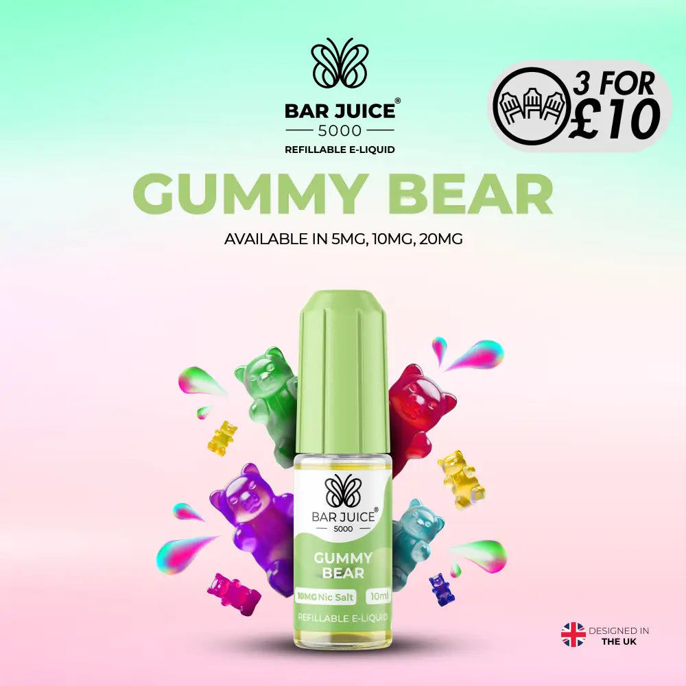 Bar Juice 5000 - 10MG Nic-Salts Gummy Bear / 10MG Nic-Salts