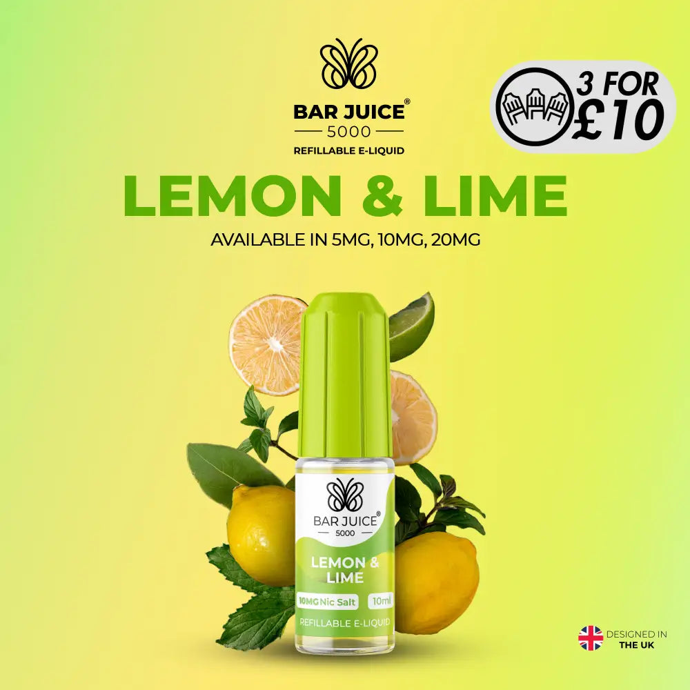 Bar Juice 5000 - 10MG Nic-Salts Lemon Lime / 10MG Nic-Salts