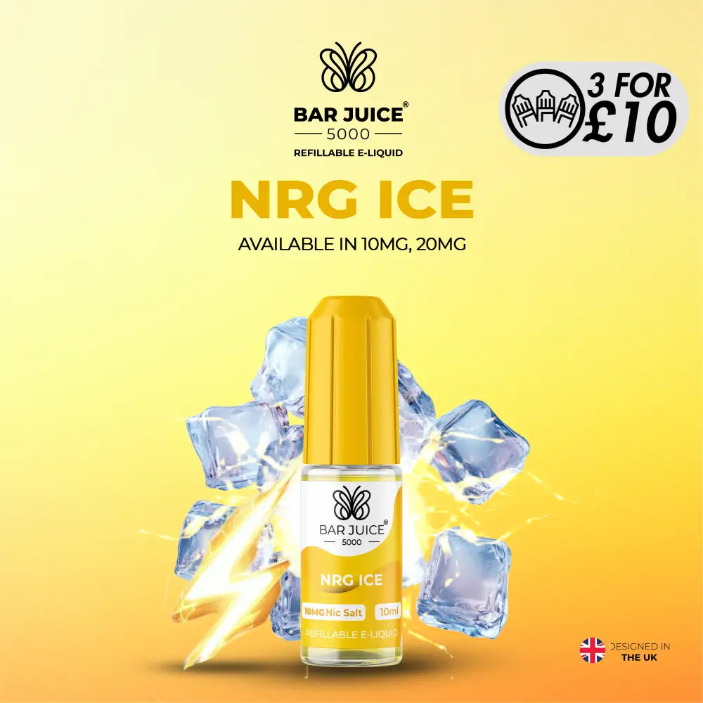 Bar Juice 5000 - 10MG Nic-Salts NRG Ice / 10MG Nic-Salts