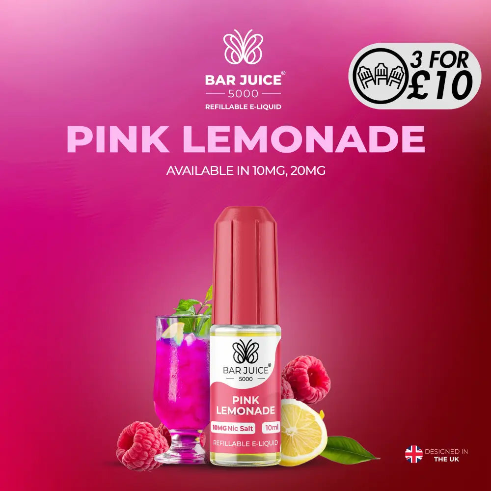 Bar Juice 5000 - 10MG Nic-Salts Pink Lemonade / 10MG Nic-Salts