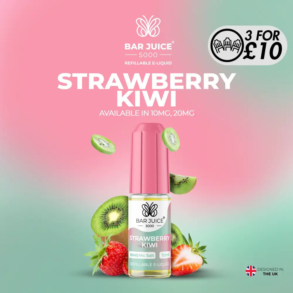 Bar Juice 5000 - 10MG Nic-Salts Strawberry Kiwi / 10MG Nic-Salts