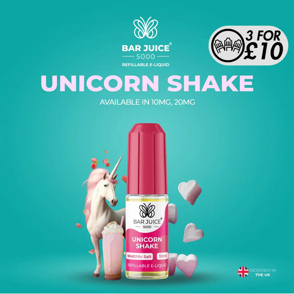 Bar Juice 5000 - 10MG Nic-Salts Unicorn Shake / 10MG Nic-Salts