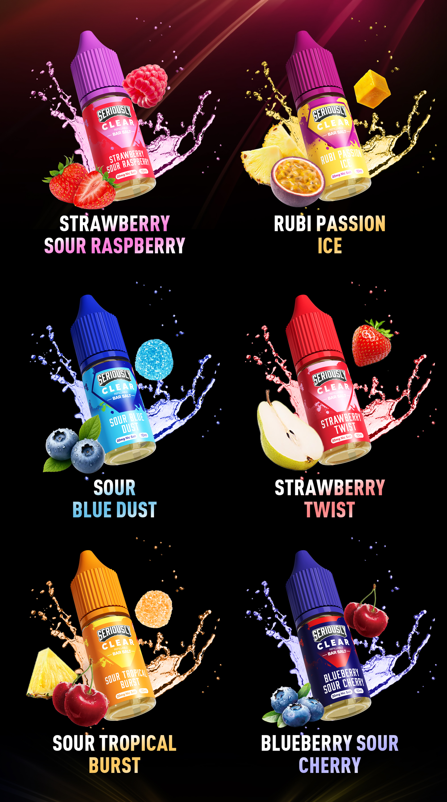 Doozy Seriously Clear Nic Salts