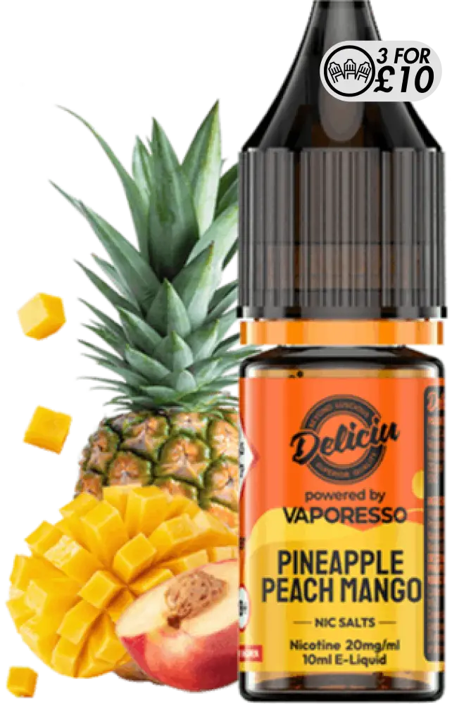 Deliciu - Nic-Salts Pineapple Peach Mango / 10MG Nic-Salts