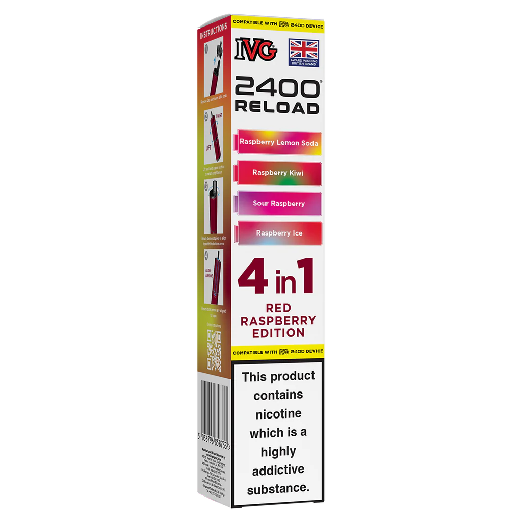 IVG 2400 Reload 4-in-1 Multi Flavour Edition - Prefilled Pods