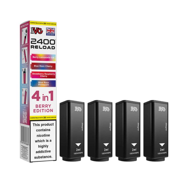 IVG 2400 Reload 4-in-1 Multi Flavour Edition - Prefilled Pods