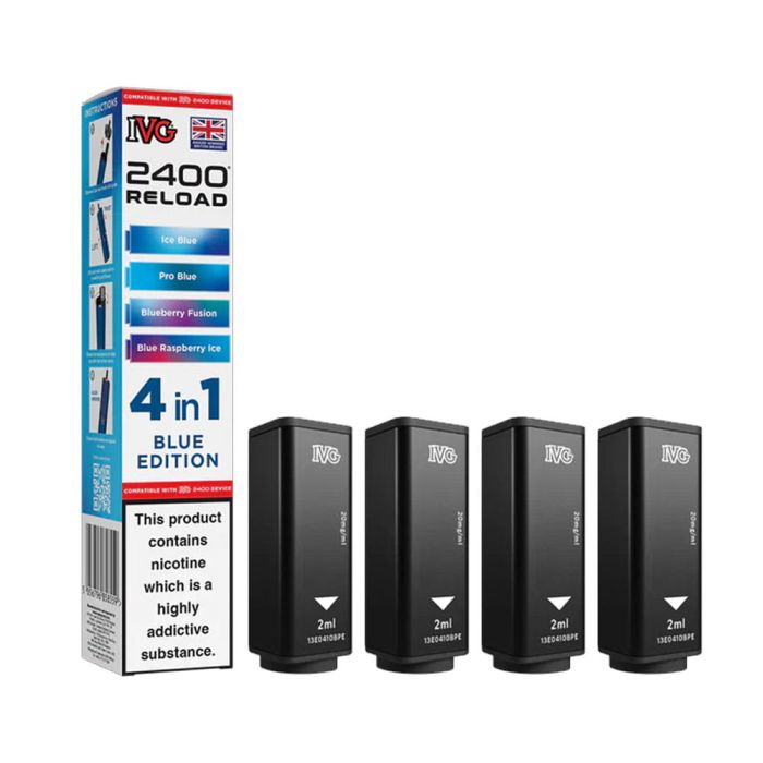 IVG 2400 Reload 4-in-1 Multi Flavour Edition - Prefilled Pods
