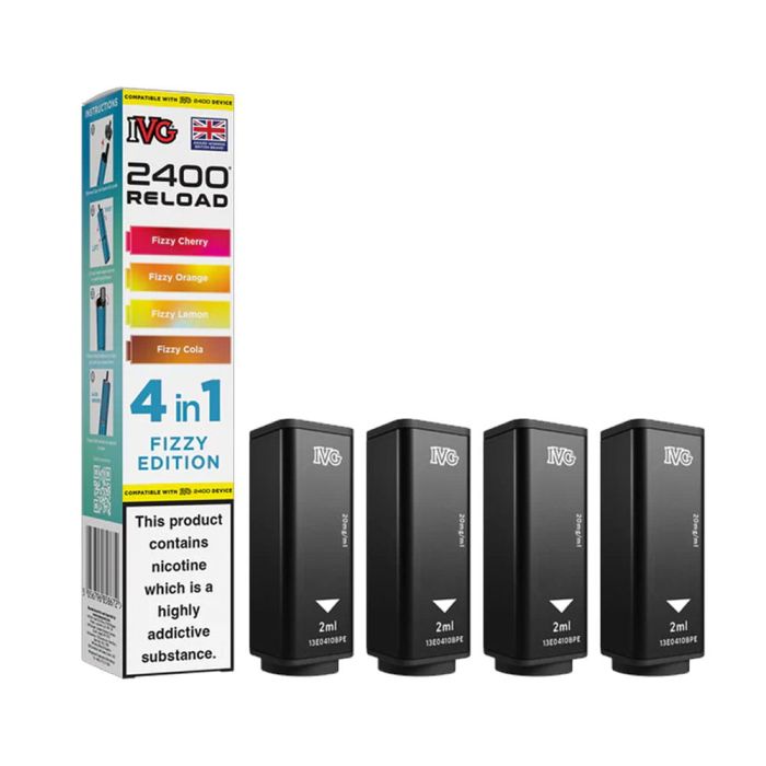 IVG 2400 Reload 4-in-1 Multi Flavour Edition - Prefilled Pods