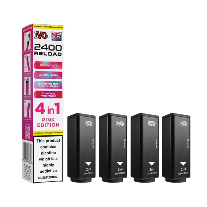 IVG 2400 Reload 4-in-1 Multi Flavour Edition - Prefilled Pods