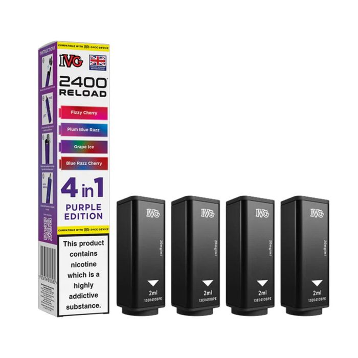 IVG 2400 Reload 4-in-1 Multi Flavour Edition - Prefilled Pods