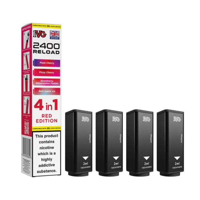 IVG 2400 Reload 4-in-1 Multi Flavour Edition - Prefilled Pods