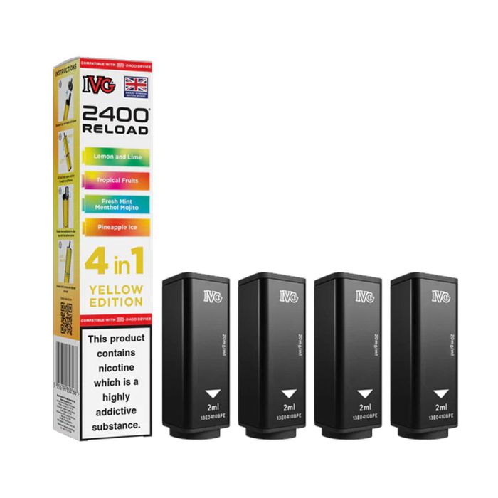 IVG 2400 Reload 4-in-1 Multi Flavour Edition - Prefilled Pods