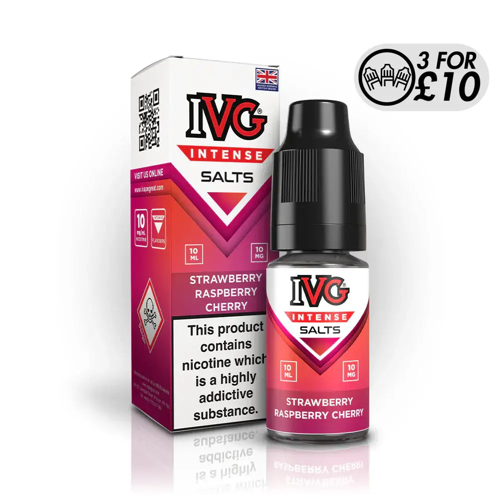 IVG INTENSE SALTS Strawberry Raspberry Cherry Nic-Salts