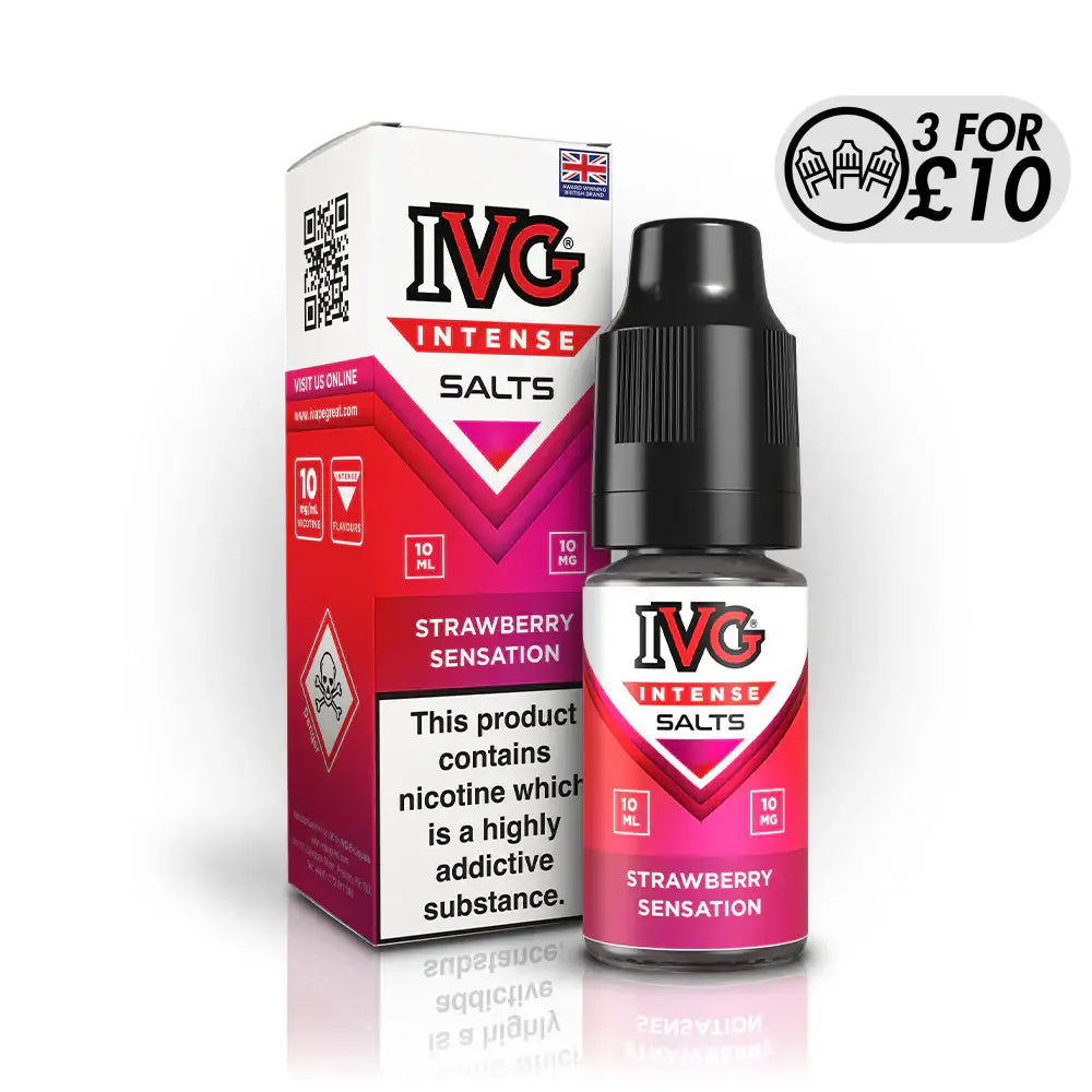 IVG INTENSE SALTS Strawberry Sensations Nic-Salts