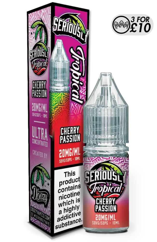 Seriously Tropical - Nic-Salts - Doozy Vape Co. Cherry Passion / 10MG Nic-Salts