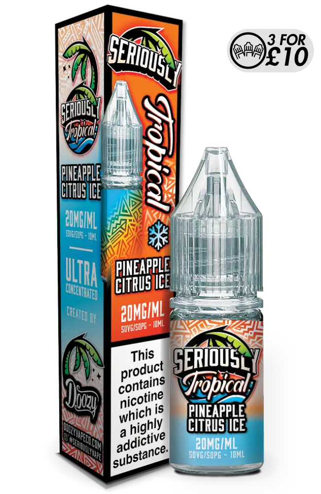 Seriously Tropical - Nic-Salts - Doozy Vape Co. Pineapple Citrus Ice / 10MG Nic-Salts