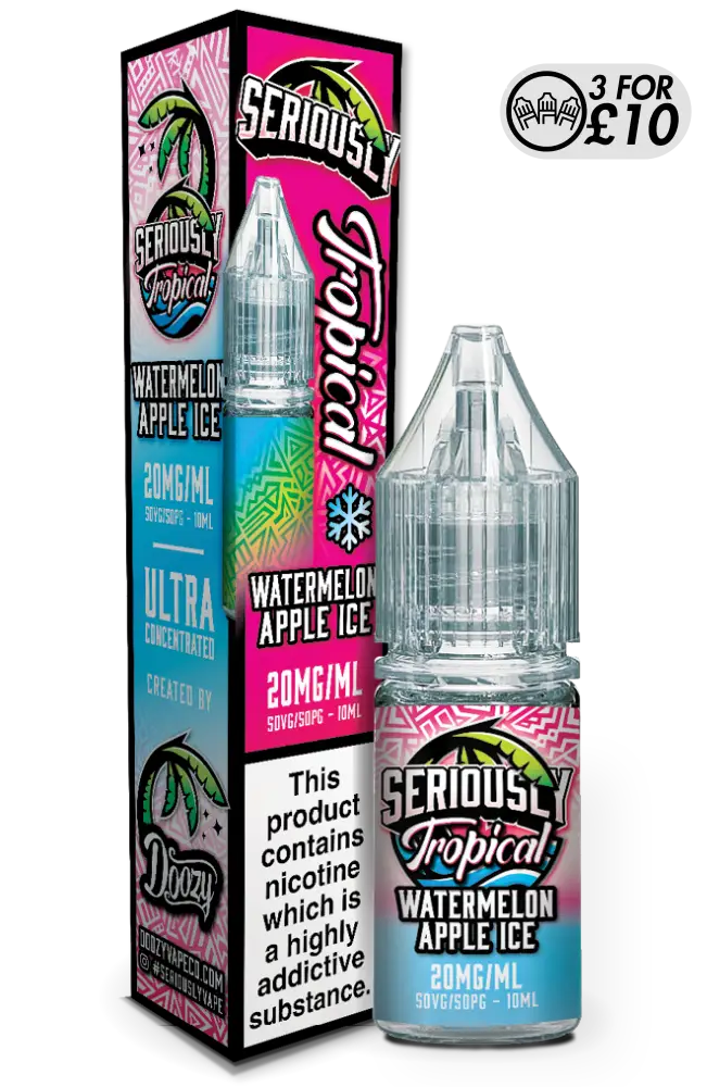 Seriously Tropical - Nic-Salts - Doozy Vape Co. Watermelon Apple Ice / 10MG Nic-Salts