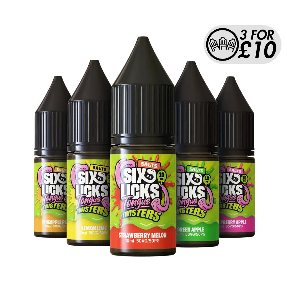 Six Licks Tongue Twisters