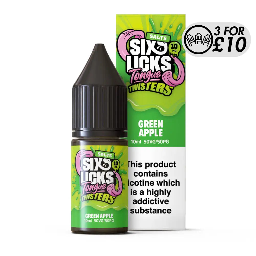 Six Licks Tongue Twisters