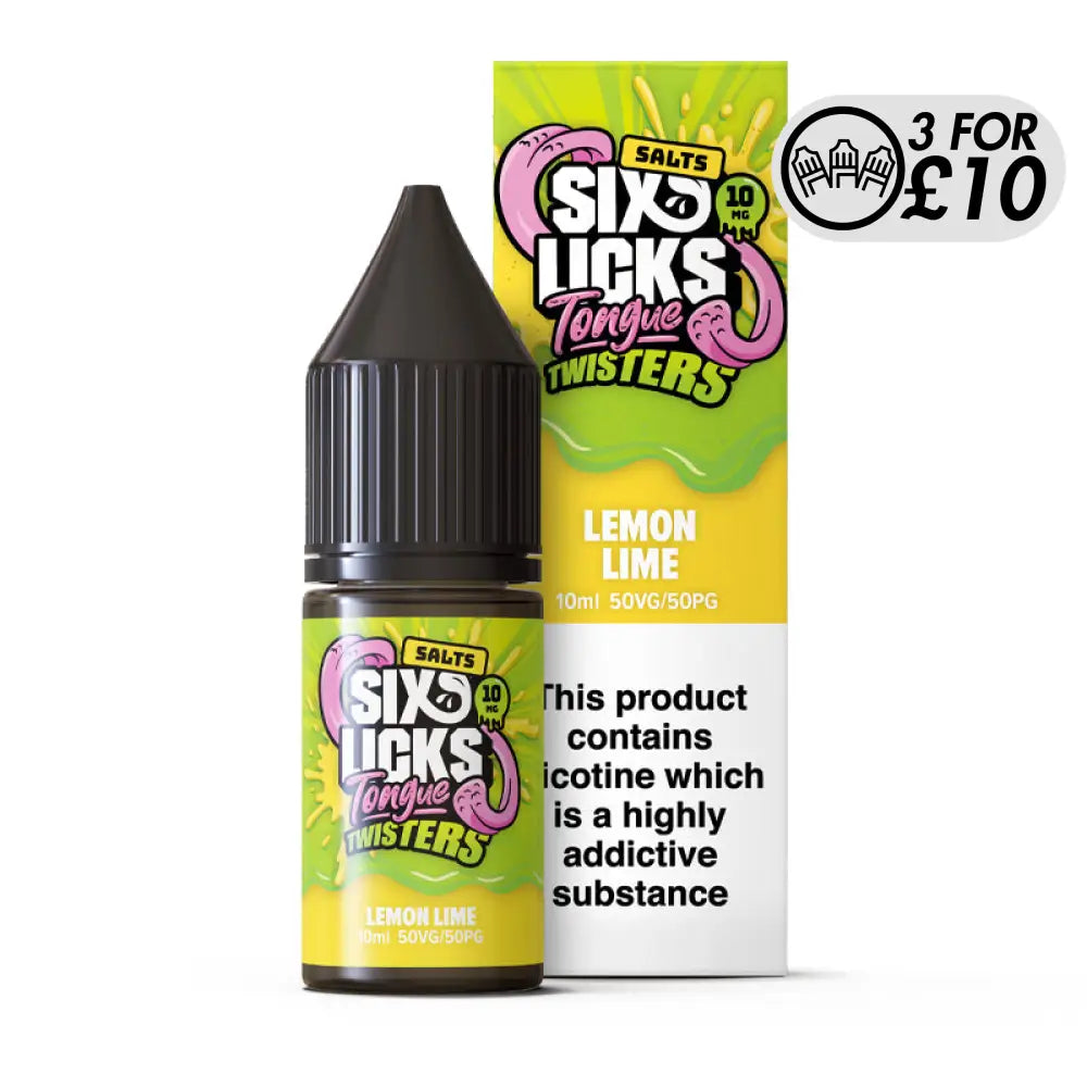 Six Licks Tongue Twisters