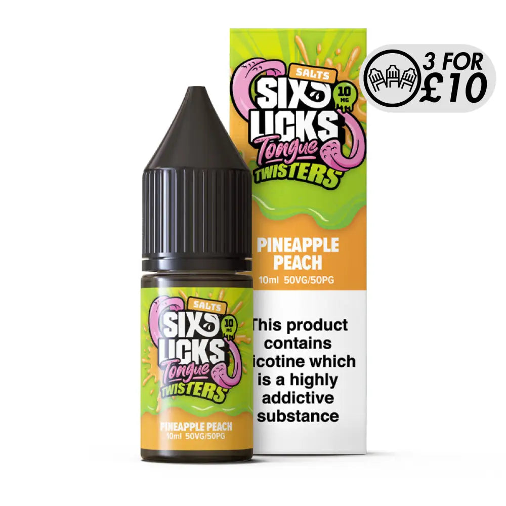 Six Licks Tongue Twisters