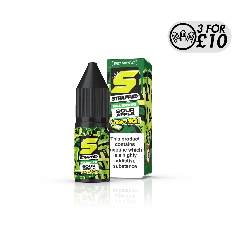 Strapped Reloaded - Nic-Salts - Next Day Delivery - ASAP VAPE
