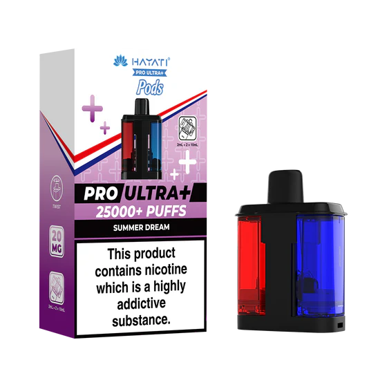 Hayati Pro Ultra Plus Pre 25K Pre-Filled Pods - Replacement Pods