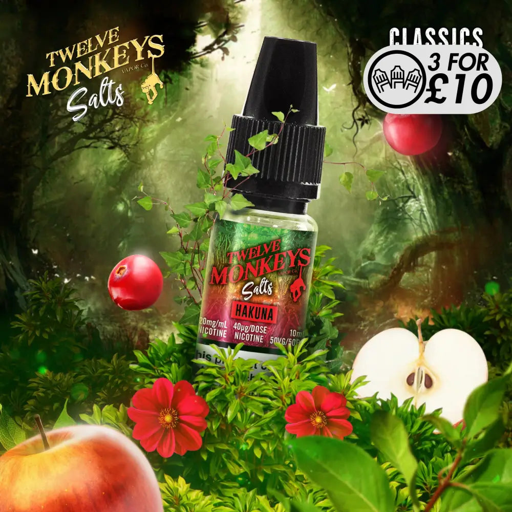 Twelve Monkeys - Nic-Salts - ASAP VAPE