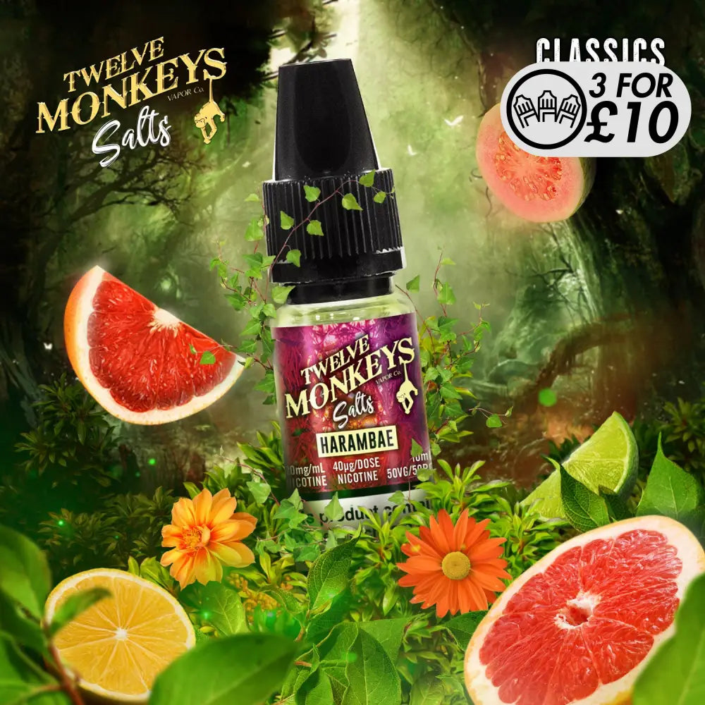 Twelve Monkeys - Nic-Salts - ASAP VAPE