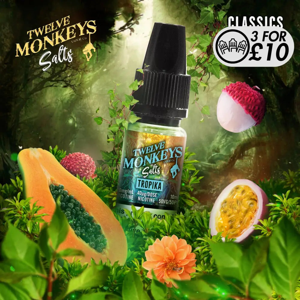 Twelve Monkeys - Nic-Salts - ASAP VAPE