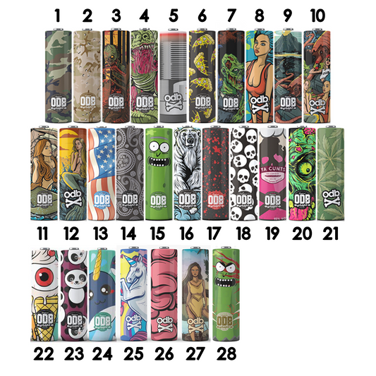 ODB Wraps - 18650 Battery Wraps - ASAP VAPE