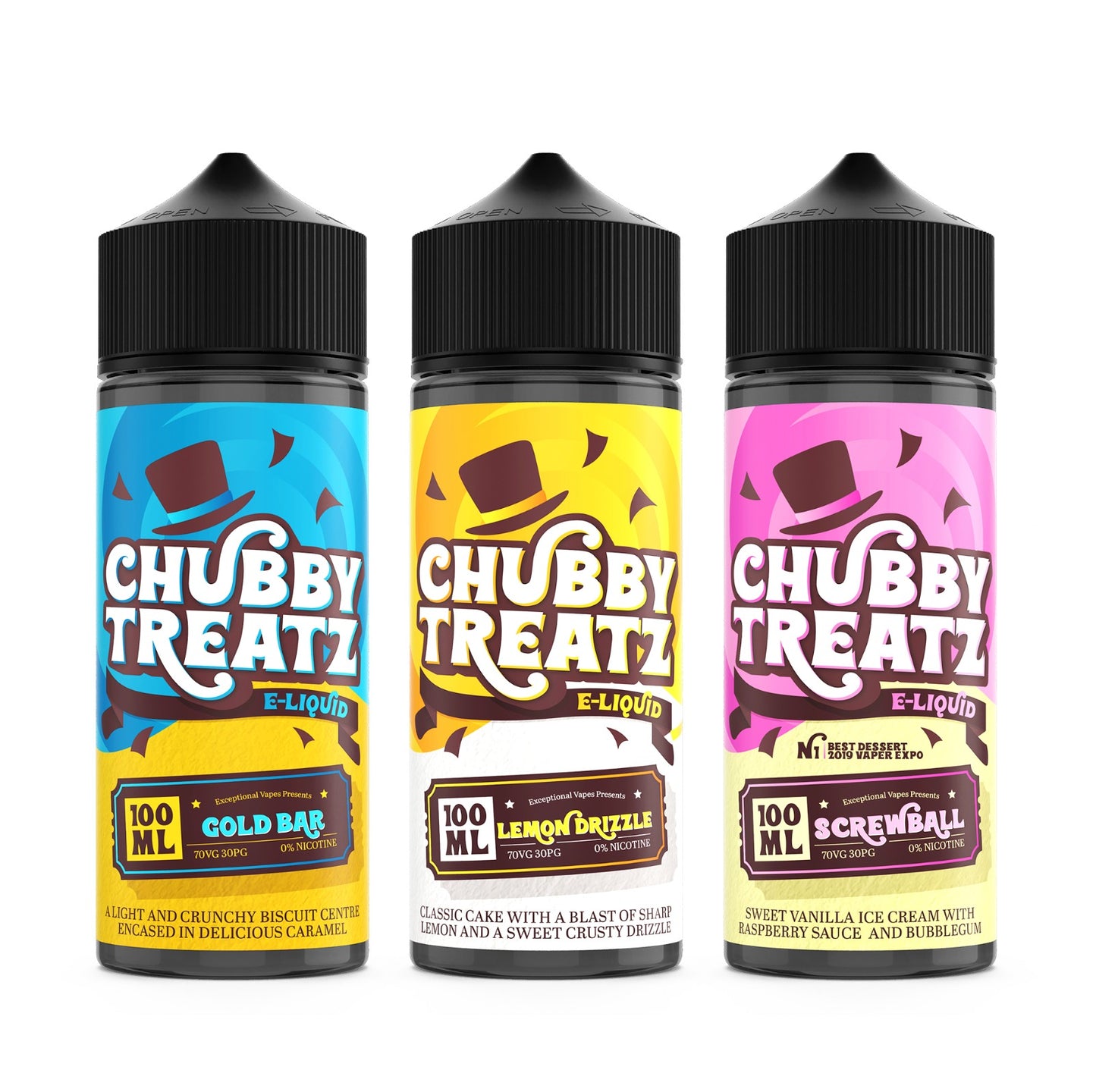 Chubby Treatz - 100ML Shortfills - ASAP VAPE