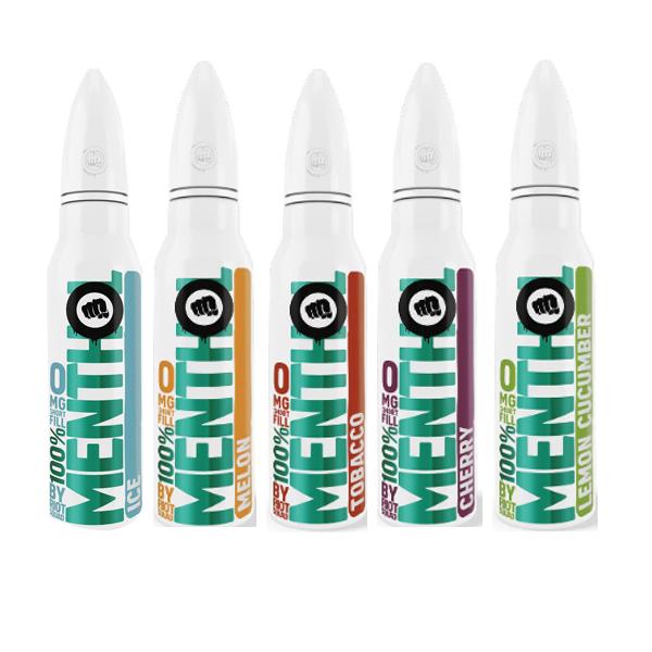 Riot Squad - 100% Menthol - 50ML Shortfills - ASAP VAPE