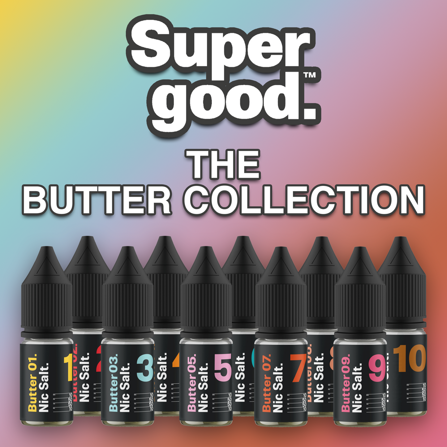 Supergood - The Butter Collection - Nic-Salts - ASAP VAPE